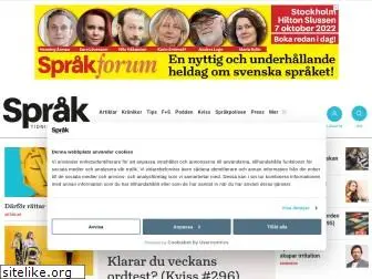 spraktidningen.se