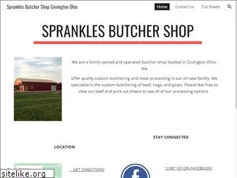 spranklesbutchershop.com