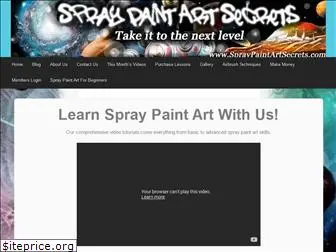 spraypaintartsecrets.com