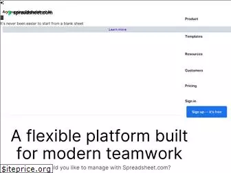 spreadsheet.com