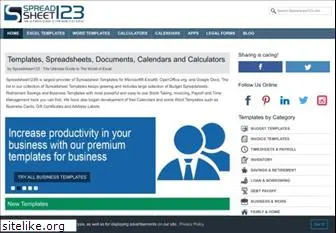 spreadsheet123.com
