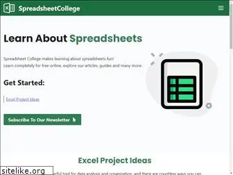 spreadsheetcollege.com