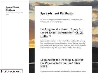 spreadsheetdirtbags.com