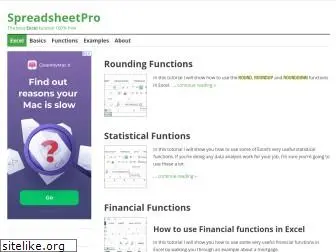 spreadsheetpro.net