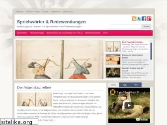 sprichwoerter-redewendungen.de