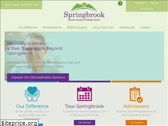 springbrookrehab.com