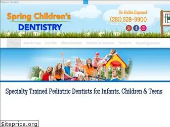 springchildrensdentistry.com