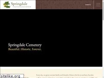 springdalecemetery.com