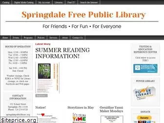 springdalepubliclibrary.org