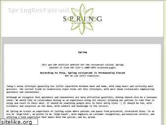springrestaurant.net