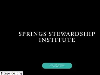 springstewardshipinstitute.org