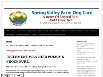 springvalleyfarmdogcare.com