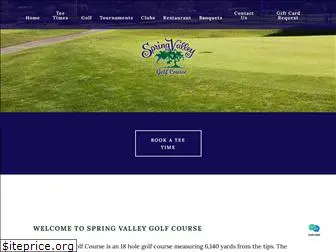 springvalleygolfcourse.com