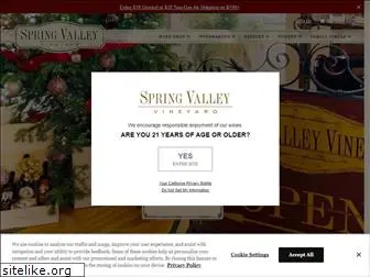 springvalleyvineyard.com