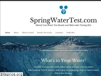 springwatertest.com