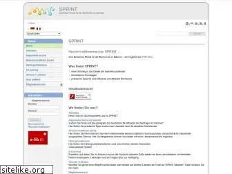 sprint.informationswissenschaft.ch