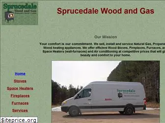 sprucedalewoodandgas.com