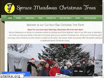 sprucemeadowschristmastrees.com