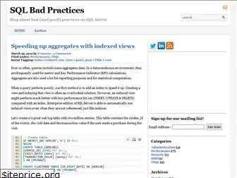 sqlbadpractices.com