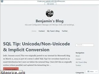 sqlbenjamin.wordpress.com