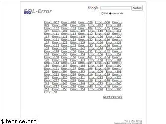 sqlerror.de
