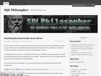 sqlphilosopher.com