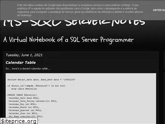 sqlserver-notes.blogspot.com