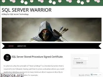 sqlserverwarrior.wordpress.com