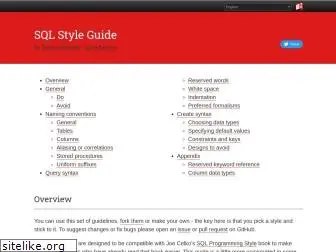 sqlstyle.guide