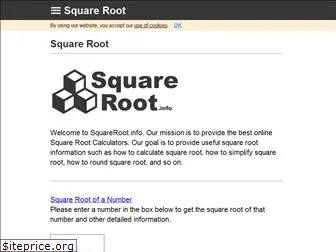 squareroot.info