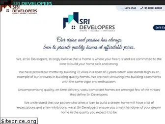 sridevelopers.com