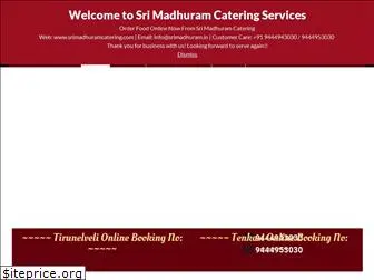 srimadhuramcatering.com