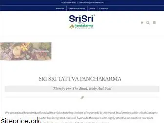 srisritattvapanchakarma.com