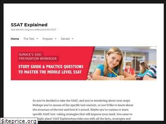 ssatexplained.com