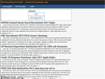 sscrecruitmentresults.in