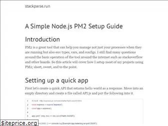 stackparse.run