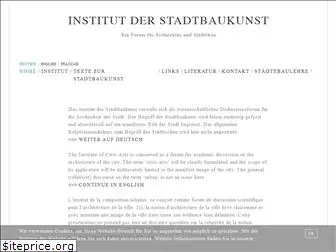 stadtbaukunst.com