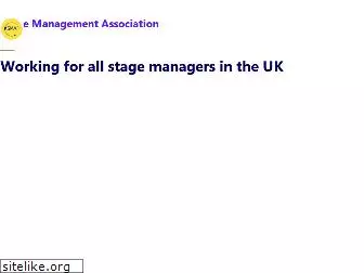 stagemanagementassociation.co.uk