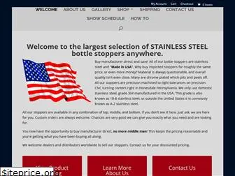 stainlessbottlestoppers.com