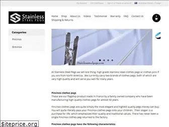 stainlesssteelpegs.com