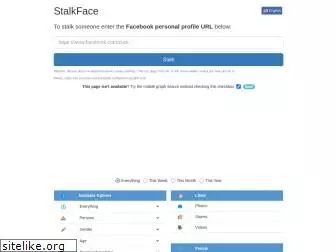 stalkface.com