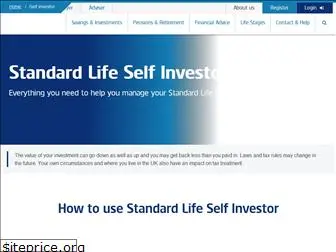 standardlifeselfinvestor.co.uk