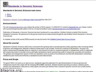 standardsingenomics.org