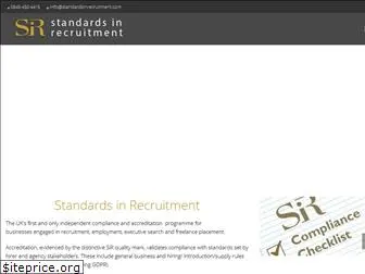 standardsinrecruitment.com