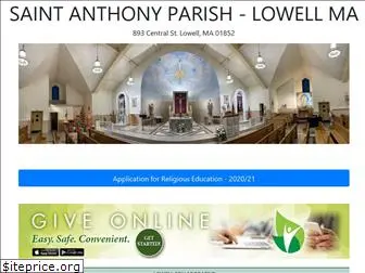 stanthonylowell.org