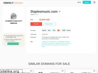 staplesmusic.com