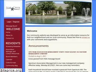 starcreekhoa.com