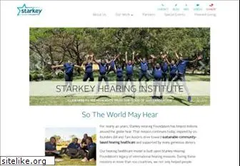 starkeyhearingfoundation.org