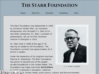 starrfoundation.org