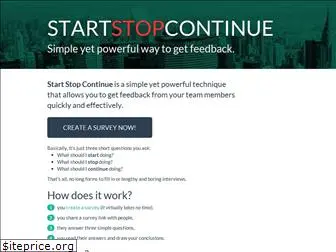 start-stop-continue.com